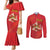Personalized Bandiera della Sicilia Couples Matching Mermaid Dress and Long Sleeve Button Shirt Sporty Style