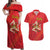 Personalized Bandiera della Sicilia Couples Matching Off Shoulder Maxi Dress and Hawaiian Shirt Sporty Style