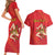 Personalized Bandiera della Sicilia Couples Matching Short Sleeve Bodycon Dress and Hawaiian Shirt Sporty Style