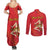 Personalized Bandiera della Sicilia Couples Matching Summer Maxi Dress and Long Sleeve Button Shirt Sporty Style