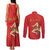 Personalized Bandiera della Sicilia Couples Matching Tank Maxi Dress and Long Sleeve Button Shirt Sporty Style
