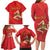 Personalized Bandiera della Sicilia Family Matching Long Sleeve Bodycon Dress and Hawaiian Shirt Sporty Style