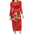 Personalized Bandiera della Sicilia Family Matching Long Sleeve Bodycon Dress and Hawaiian Shirt Sporty Style