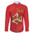 Personalized Bandiera della Sicilia Family Matching Off The Shoulder Long Sleeve Dress and Hawaiian Shirt Sporty Style