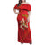 Personalized Bandiera della Sicilia Family Matching Off Shoulder Maxi Dress and Hawaiian Shirt Sporty Style