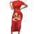 Personalized Bandiera della Sicilia Family Matching Short Sleeve Bodycon Dress and Hawaiian Shirt Sporty Style