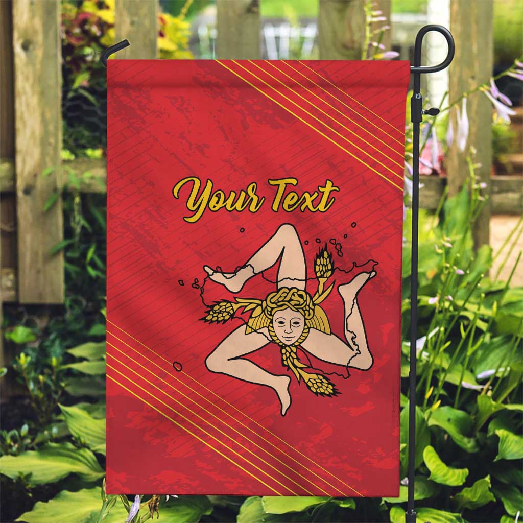Personalized Bandiera della Sicilia Garden Flag Sporty Style