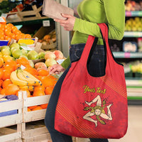 Personalized Bandiera della Sicilia Grocery Bag Sporty Style