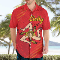 Personalized Bandiera della Sicilia Hawaiian Shirt Sporty Style