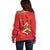 Personalized Bandiera della Sicilia Off Shoulder Sweater Sporty Style