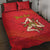 Personalized Bandiera della Sicilia Quilt Bed Set Sporty Style