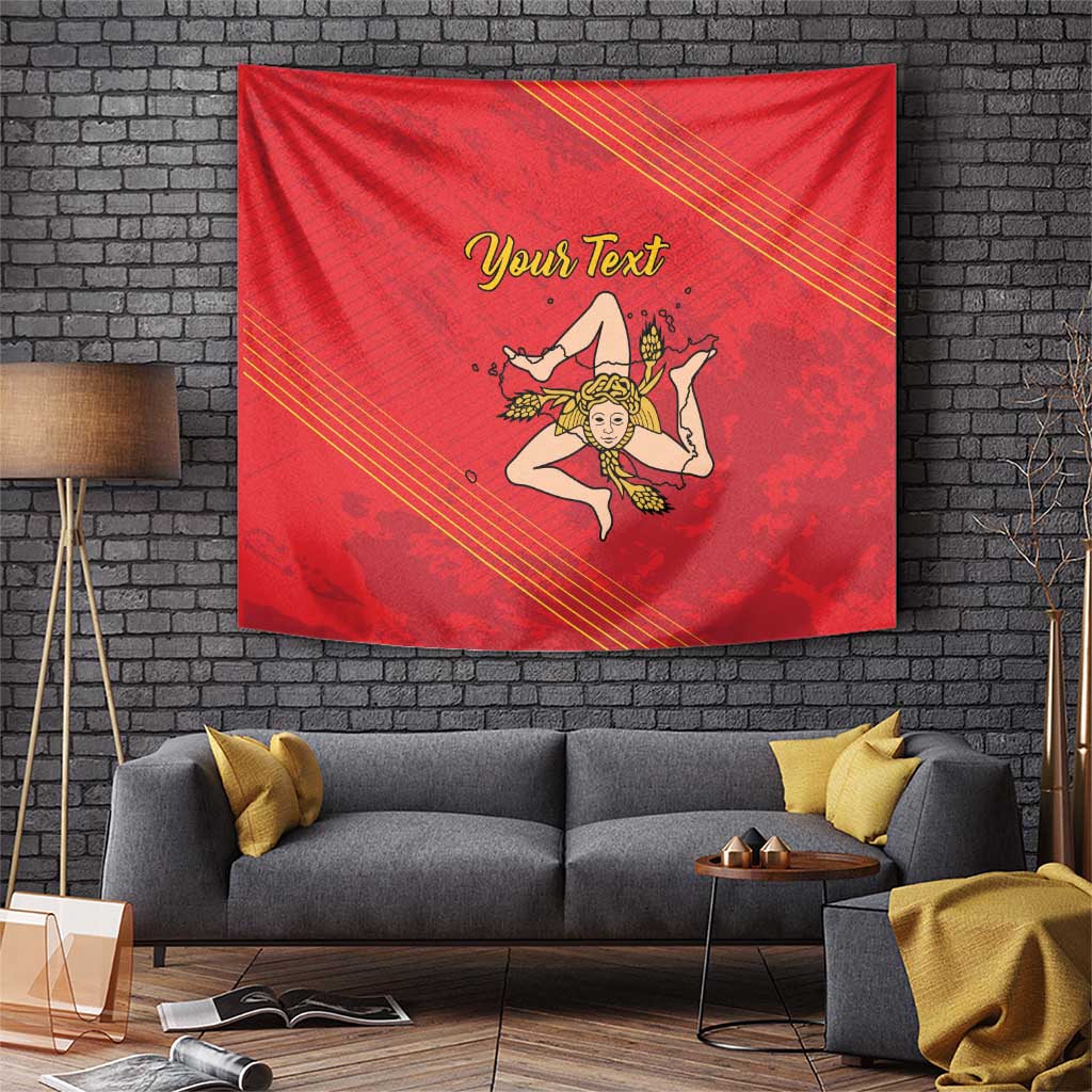 Personalized Bandiera della Sicilia Tapestry Sporty Style