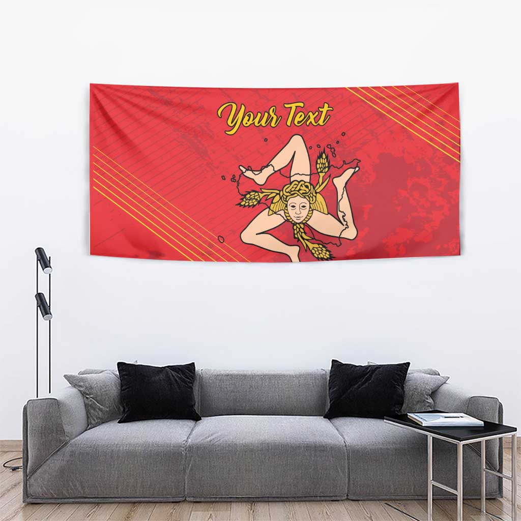 Personalized Bandiera della Sicilia Tapestry Sporty Style