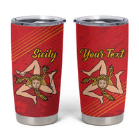 Personalized Bandiera della Sicilia Tumbler Cup Sporty Style