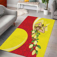 La Sicilia Area Rug Bandiera della Sicilia Motif