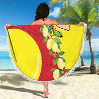 La Sicilia Beach Blanket Bandiera della Sicilia Motif