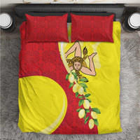La Sicilia Bedding Set Bandiera della Sicilia Motif