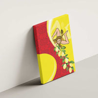 La Sicilia Canvas Wall Art Bandiera della Sicilia Motif