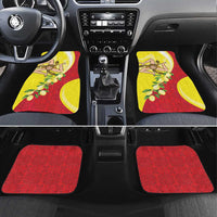 La Sicilia Car Mats Bandiera della Sicilia Motif