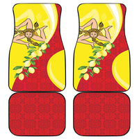 La Sicilia Car Mats Bandiera della Sicilia Motif