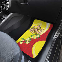 La Sicilia Car Mats Bandiera della Sicilia Motif