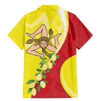 La Sicilia Family Matching Mermaid Dress and Hawaiian Shirt Bandiera della Sicilia Motif