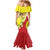 La Sicilia Family Matching Mermaid Dress and Hawaiian Shirt Bandiera della Sicilia Motif
