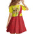 La Sicilia Family Matching Off Shoulder Maxi Dress and Hawaiian Shirt Bandiera della Sicilia Motif