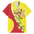 La Sicilia Family Matching Tank Maxi Dress and Hawaiian Shirt Bandiera della Sicilia Motif