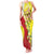 La Sicilia Family Matching Tank Maxi Dress and Hawaiian Shirt Bandiera della Sicilia Motif