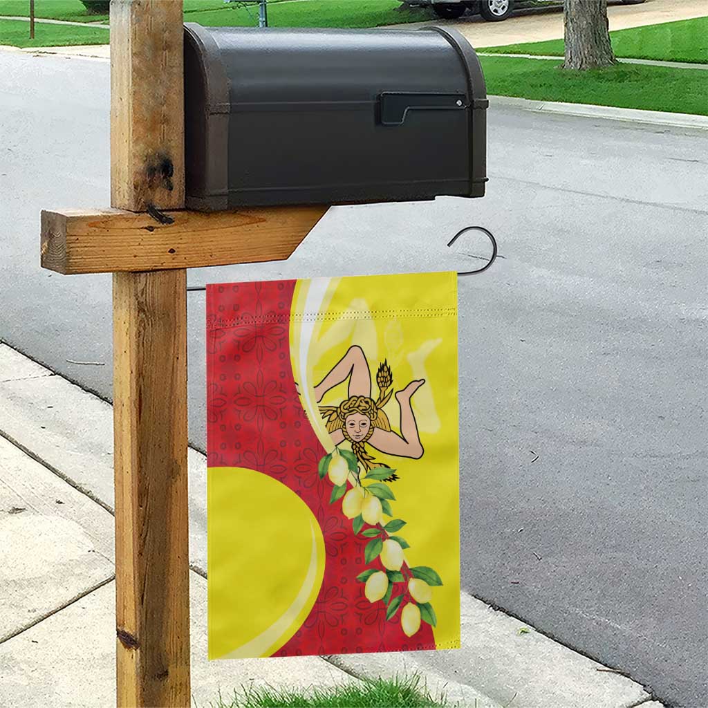 La Sicilia Garden Flag Bandiera della Sicilia Motif