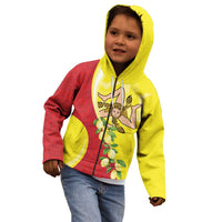 La Sicilia Kid Hoodie Bandiera della Sicilia Motif