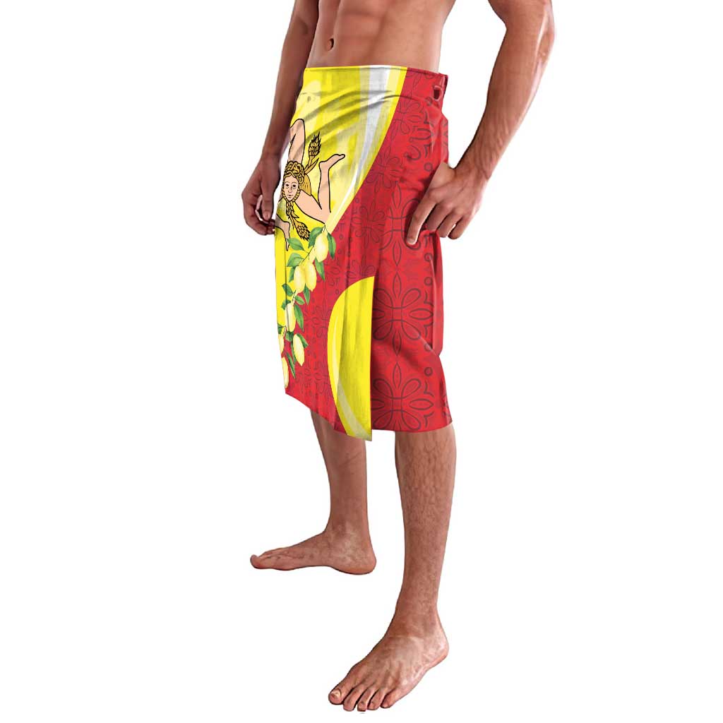 La Sicilia Lavalava Bandiera della Sicilia Motif