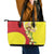 La Sicilia Leather Tote Bag Bandiera della Sicilia Motif