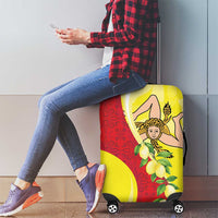 La Sicilia Luggage Cover Bandiera della Sicilia Motif