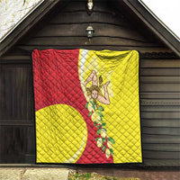 La Sicilia Quilt Bandiera della Sicilia Motif