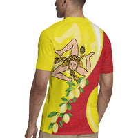 La Sicilia Rugby Jersey Bandiera della Sicilia Motif