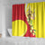 La Sicilia Shower Curtain Bandiera della Sicilia Motif