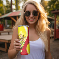 La Sicilia Skinny Tumbler Bandiera della Sicilia Motif