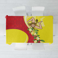 La Sicilia Tablecloth Bandiera della Sicilia Motif