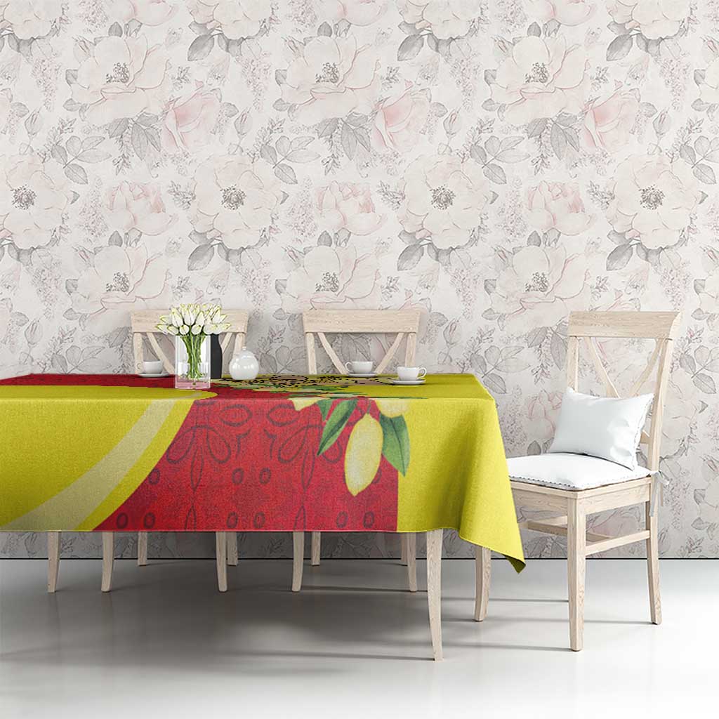 La Sicilia Tablecloth Bandiera della Sicilia Motif