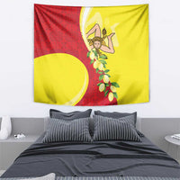 La Sicilia Tapestry Bandiera della Sicilia Motif