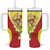 La Sicilia Tumbler With Handle Bandiera della Sicilia Motif