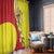 La Sicilia Window Curtain Bandiera della Sicilia Motif