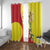 La Sicilia Window Curtain Bandiera della Sicilia Motif