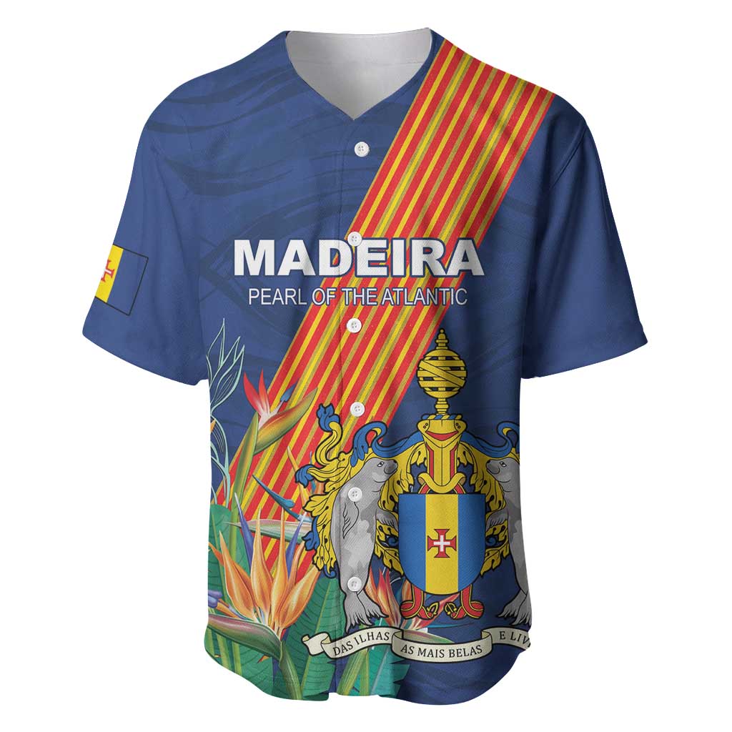 Personalized Madeira Baseball Jersey Das Ilhas as Mais Belas e Livres