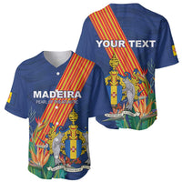 Personalized Madeira Baseball Jersey Das Ilhas as Mais Belas e Livres