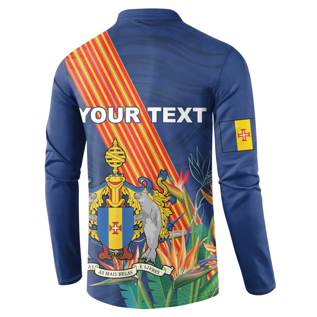 Personalized Madeira Button Sweatshirt Das Ilhas as Mais Belas e Livres