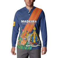 Personalized Madeira Button Sweatshirt Das Ilhas as Mais Belas e Livres