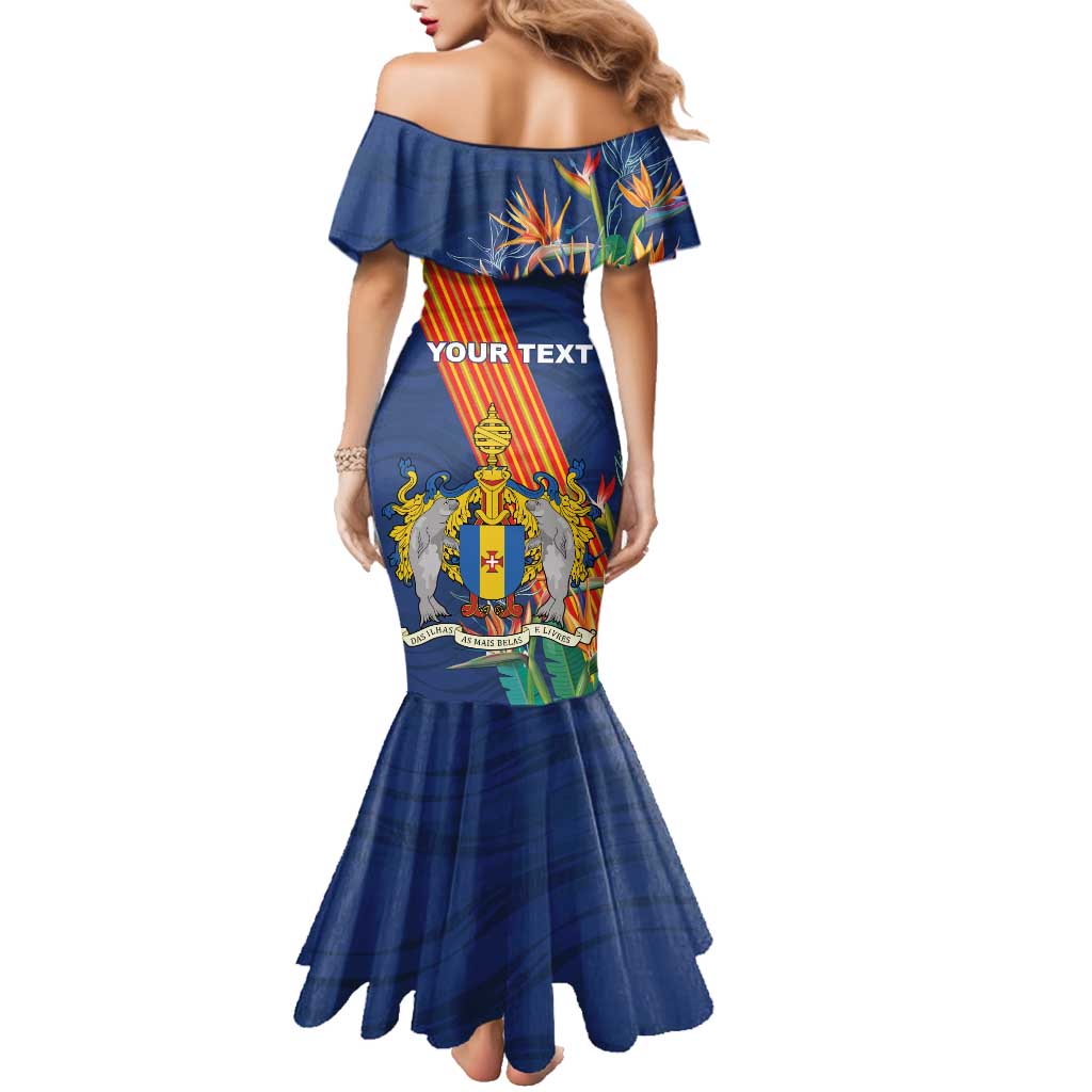 Personalized Madeira Family Matching Mermaid Dress and Hawaiian Shirt Das Ilhas as Mais Belas e Livres